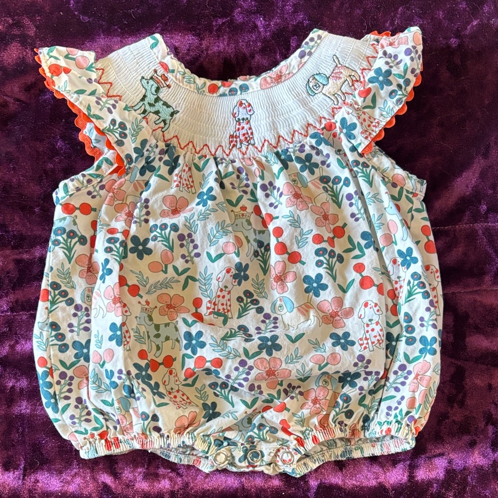 Floral Print Boutique Bubble Dress